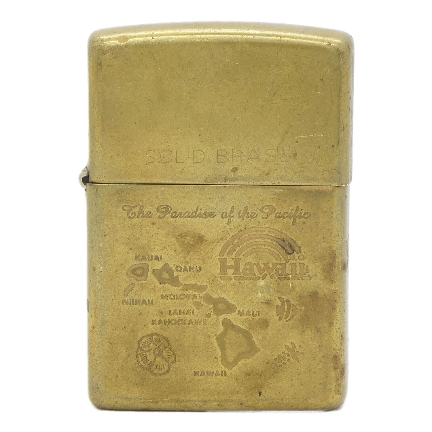 ZIPPO (ジッポ) The Paradise of the Pacific Hawaii 1995年製 SOLID 
