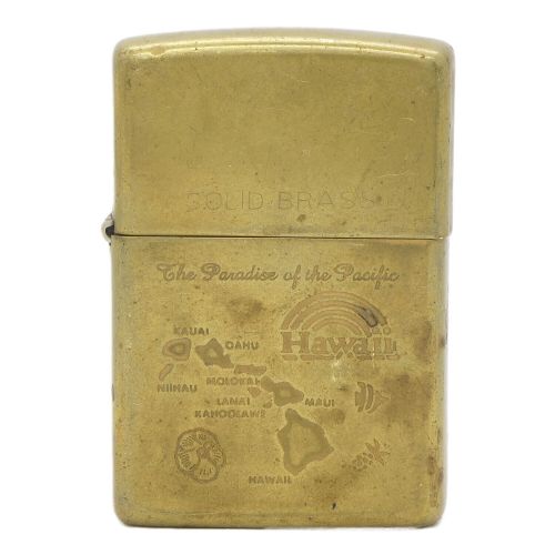 価格順 未着火 自宅保管品 1996年 真鍮製 ZIPPO ハワイ王国 美品ジッポ