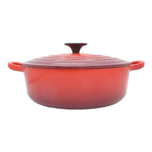 LE CREUSET (ルクルーゼ) ココット・ジャポネーズ 24cm チェリーレッド