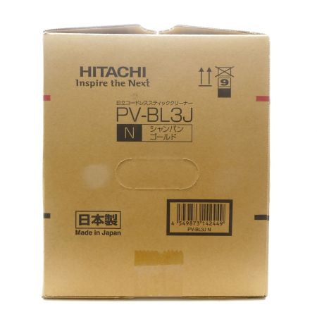 HITACHI (ヒタチ) ラクかるスティック PV-BL3 サイクロン式スティッククリーナー シャンパンゴールド 未使用品