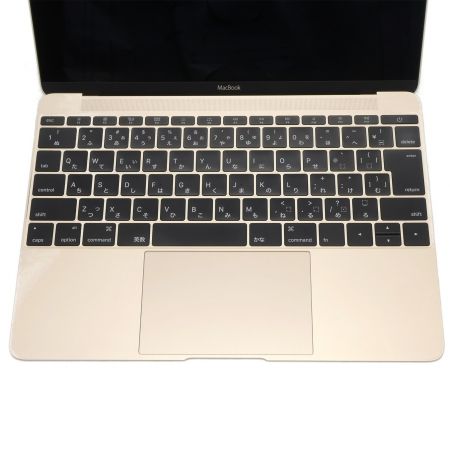Apple (アップル) MacBook A1534 ゴールド 12インチ Mac OS Monterey メモリ:8GB HDD:250GB