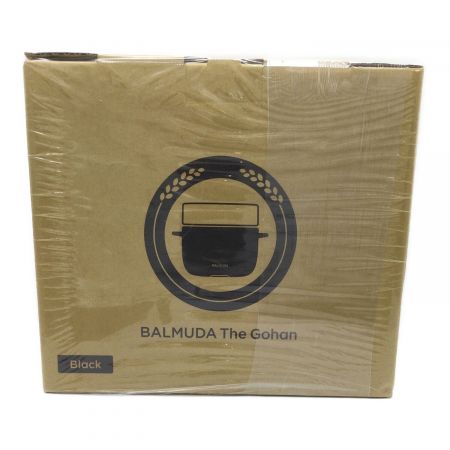 BALMUDA (バルミューダデザイン) 電気炊飯器 K03A-BK 3合(0.54L) 程度S(未使用品) 未使用品