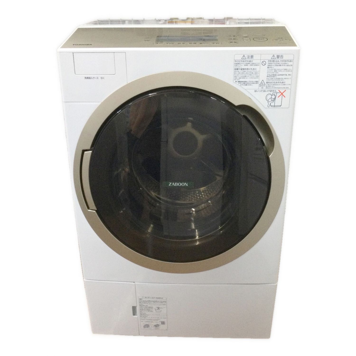 東芝 ドラム式 洗濯乾燥機 ZABOON(TW-117A6L) 2017年製-