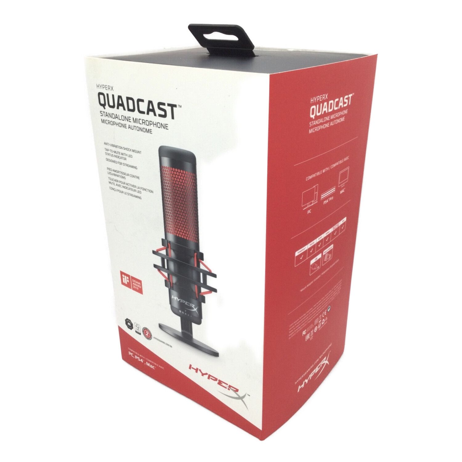 HyperX (ハイパーエックス) QuadCast USBコンデンサーゲーミング 