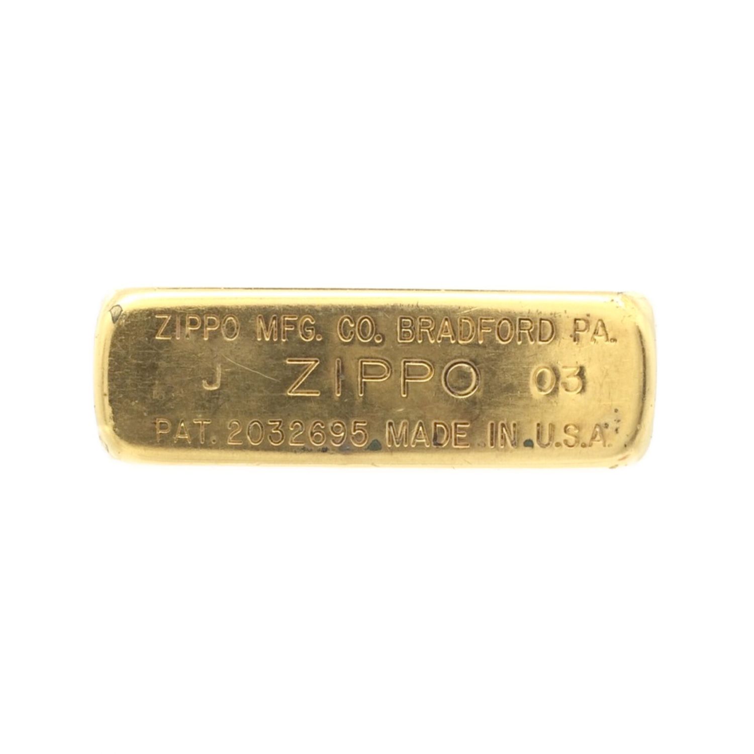 ZIPPO (ジッポ) 24K Gold-Plate 5μ 2003年製｜トレファクONLINE