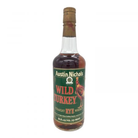 WILD TURKEY (ワイルドターキー) RYE バーボンウイスキー 750ml 50.5% グリーンラベル 旧ボトル