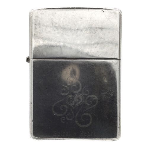 ZIPPO Spiral+Heart STERLING 2005