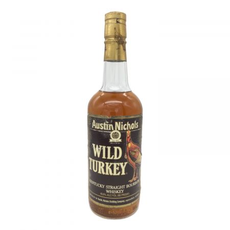 WILD TURKEY (ワイルドターキー) バーボンウイスキー 750ml 40.0% ブラウンラベル 1991年ラベル