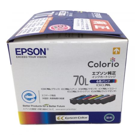 EPSON インクカートリッジ 6色パック 70L IC6CL70L