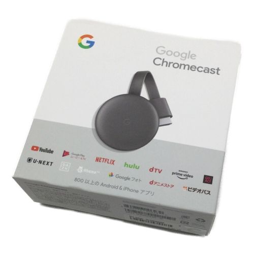 新品未使用 Google Chromecast クロームキャスト 第3世代