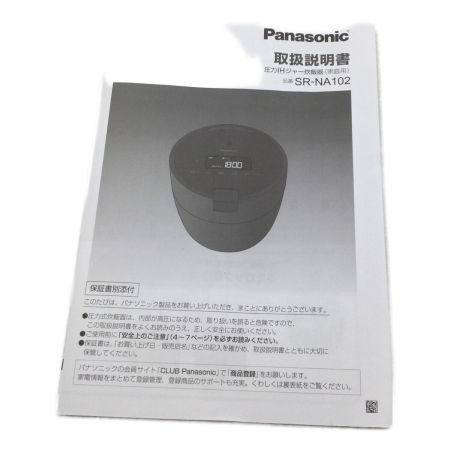 Panasonic (パナソニック) 炊飯器 SR-NA102 2022年製 5.5合(1.0L) 程度A