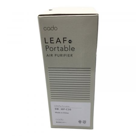 cado (カドー) 空気清浄機 LEAF Portable   [PM2.5対応 /車載・省スペース用 MP-C30-SL 程度S(未使用品) 未使用品