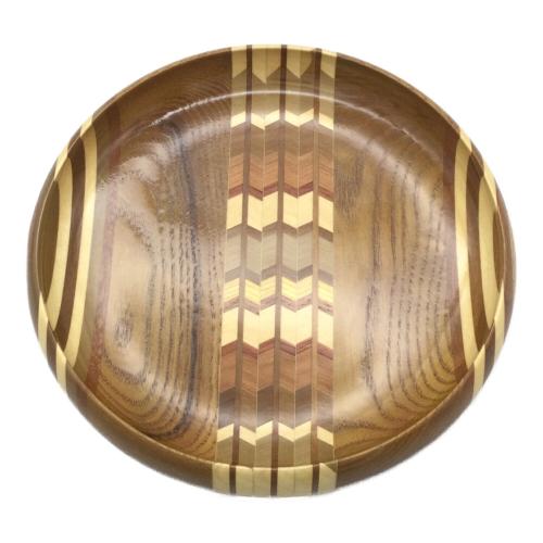 若林木工所 箱根寄木細工 菓子鉢