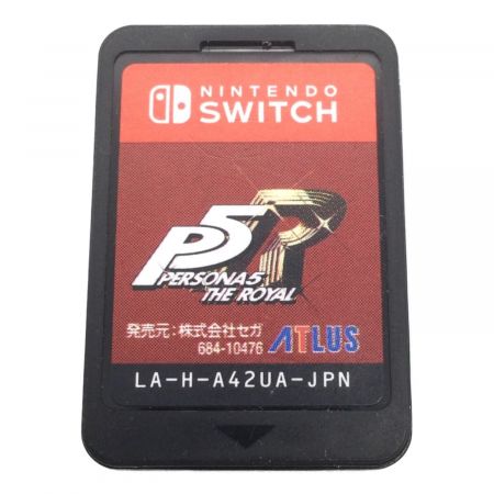 ATLUS ペルソナ5 ザ・ロイヤル Nintendo Switch用ソフト