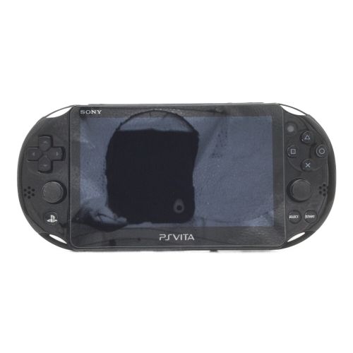 SONY PlayStationVITA ブラック PCH-2000 Wi-Fiモデル｜トレファクONLINE