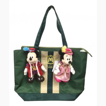 Disney (ディズニー) ぬいぐるみバッジ付きトートバッグ DISNEY MIRACOSTA HOTEL グリーン 未使用品