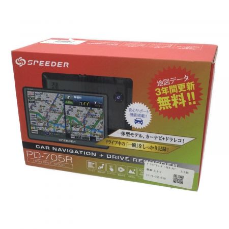 SPEEDER ポータブルナビ ドライブレコーダー内蔵 PD-705R