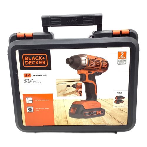 BLACK&DECKER (ブラックアンドデッカ) インパクトドライバー BPCI18