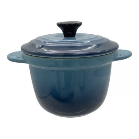 LE CREUSET (ルクルーゼ) ミニココット ブルー エブリィ