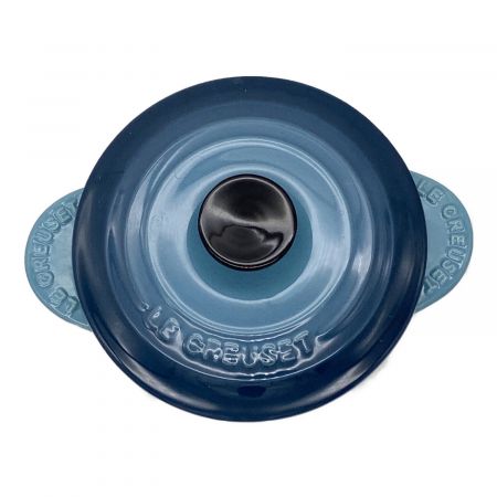 LE CREUSET (ルクルーゼ) ミニココット ブルー エブリィ｜トレファクONLINE