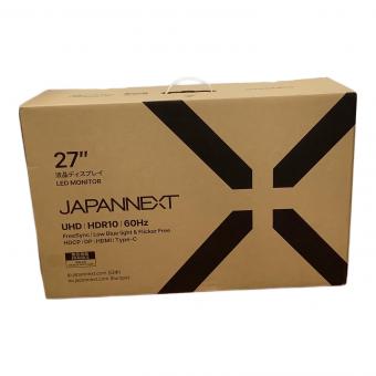 japannext 4K27インチ液晶モニター JN-IPS270U-H-C65W 60Hz