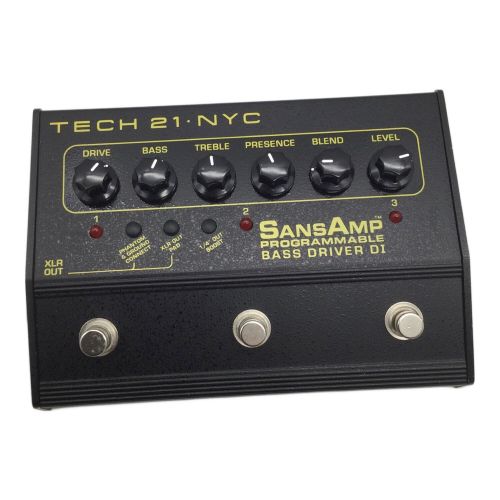 TECH 21 (テック) エフェクター SANSAMP BASS DRIVER DI