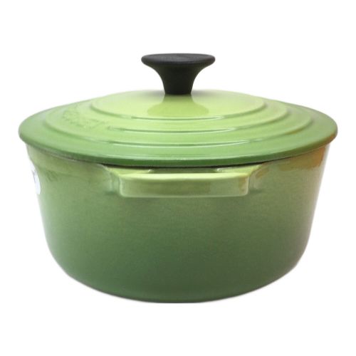 LE CREUSET (ルクルーゼ) ホーロー鍋 グリーン ココットロンド