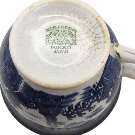 ☆カップ＆ソーサー 5客セット NIKKO IRONSTONE コーヒーカップ ティーカップ ニッコー 陶器 DOUBLE PHOENIX 食器 ダブルフェニックス 札幌 北20条店 NIKKO (ニッコ) カップ&ソーサー ダブルフェニックス 5Pセット