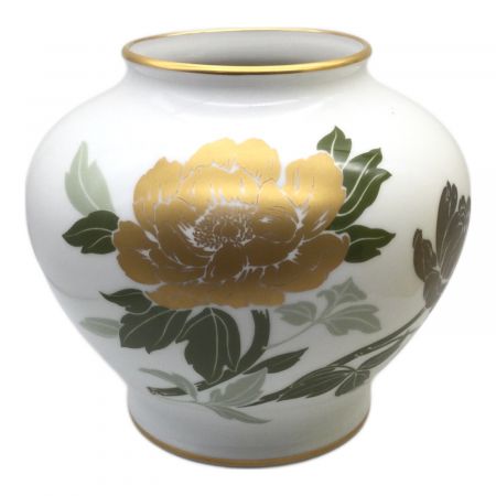 大倉陶園 (オオクラトウエン) 花瓶 金蝕牡丹｜トレファクONLINE