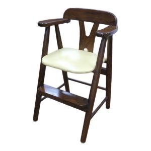 ベビーチェア ブラウン×ベージュ