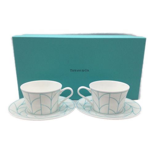 TIFFANY & Co. (ティファニー) カップ&ソーサー ウィートリーフ 2Pセット