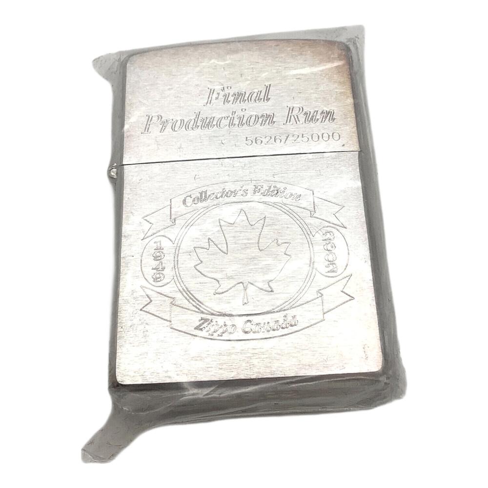 ZIPPO 変色有 Zippo Canada Final Production Run 2002年製 ZIPPO 変色有 Zippo Canada Final Production Run 2002年製