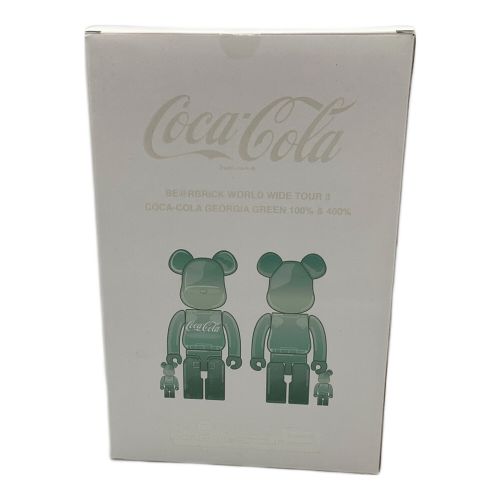 MEDICOM TOY (メディコムトイ) BE@RBRICK Coca Cola GEORGIA GREEN 100％ & 400％