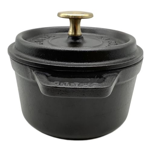 Staub (ストウブ) ピコココット ラウンド 14cm ブラック