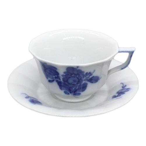 ROYAL COPENHAGEN (ロイヤル・コペンハーゲン) カップ&ソーサー ブルーフラワー・アンギュラー