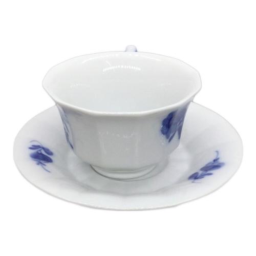 ROYAL COPENHAGEN (ロイヤル・コペンハーゲン) カップ&ソーサー ブルーフラワー・アンギュラー