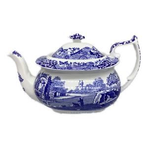 spode (スポード) ティーポット ブルー イタリアン