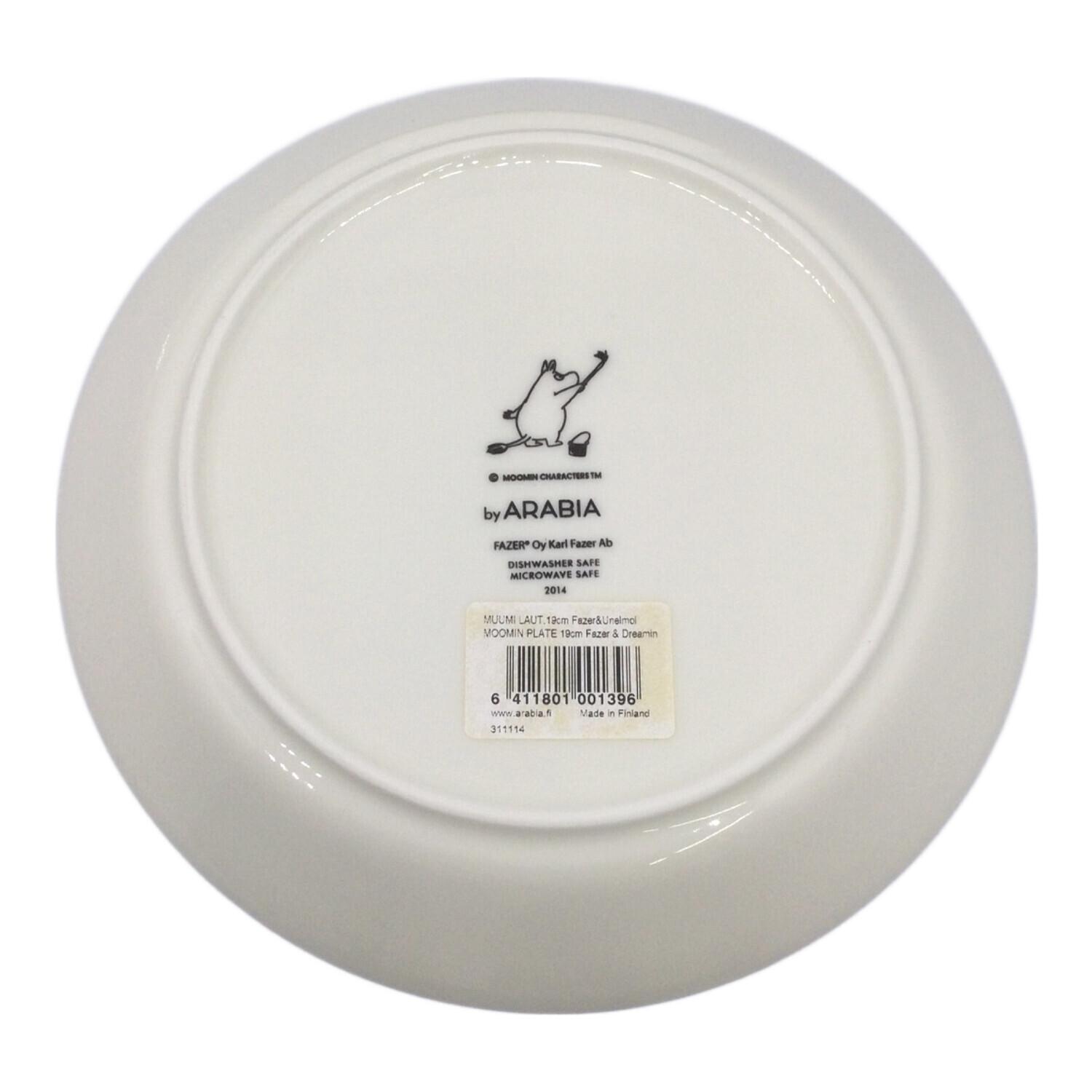 ARABIA (アラビア) Fazer and Moomintroll dreaming プレート 2P