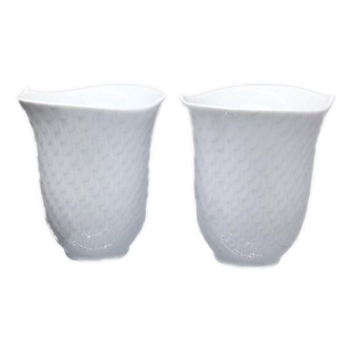 Meissen (マイセン) タンブラー 波の戯れホワイト 2018 2Pセット