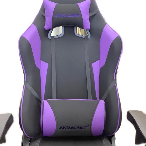 AK Racing (エーケーレーシング) ゲーミングチェア ブラック×パープル