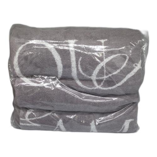 gelato pique (ジェラートピケ) タオルケット ストライプロゴ 今治タオル