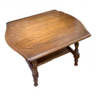 飛騨産業 (ヒダサンギョウ) センターテーブル ブラウン 穂高 キツツキマーク