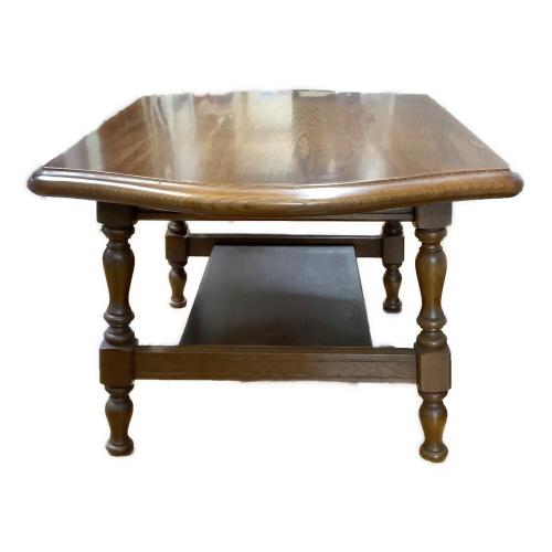 飛騨産業 (ヒダサンギョウ) センターテーブル ブラウン 穂高 キツツキマーク