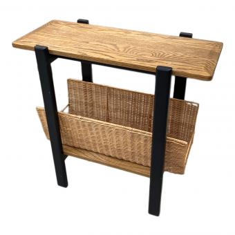 MOMO natural (モモナチュラル) サイドテーブル ナチュラル×ブラック