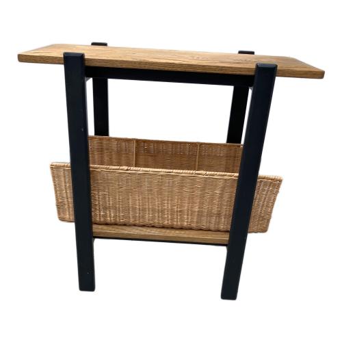 MOMO natural (モモナチュラル) サイドテーブル ナチュラル×ブラック