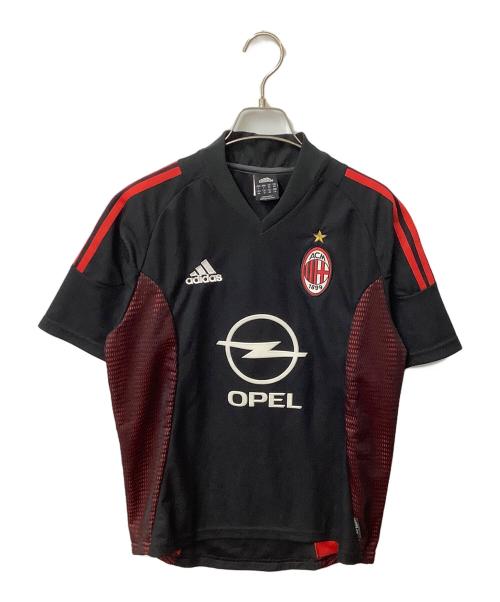 adidas  ACミラン レプリカユニフォーム ACミラン2002-2003シーズン ブラック キッズサイズ:L