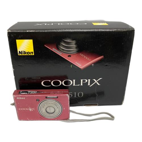 Nikon (ニコン) コンパクトデジタルカメラ COOLPIX  S510