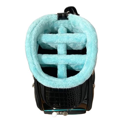 WGC キャディバッグ ブラック×ブルー CB-3070B  30/50 世界ゴルフ選手権シリーズ公式デザイン2021年モデル