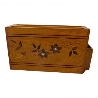 樺細工 (カバザイク) 本立て ブラウン