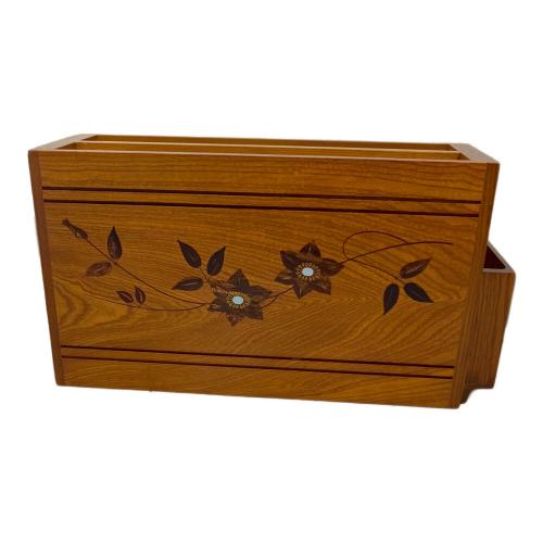 樺細工 (カバザイク) 本立て ブラウン